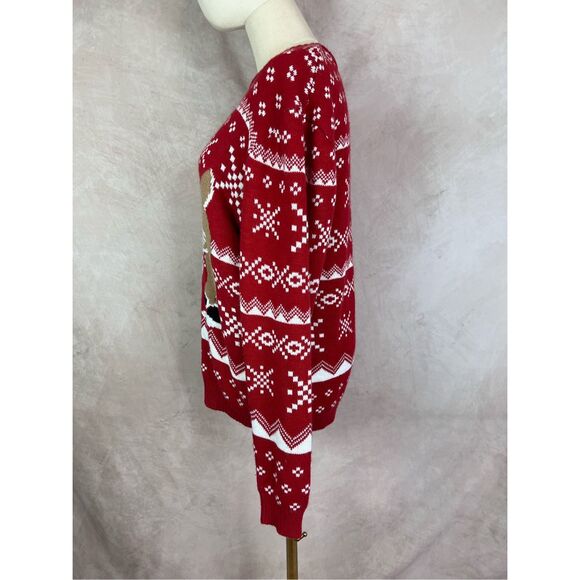 Vintage Style Rudolph Christmas Sweater - Picture 3 of 6